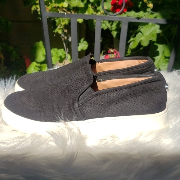Steve Madden Gracy black suede platform sneakers - Picture 11 of 13